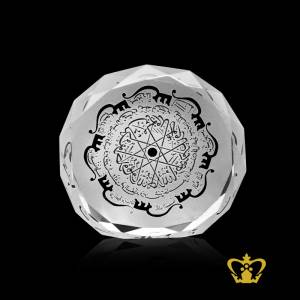 Crystal-Paper-Weight-Islamic-Gift-with-Arabic-word-Calligraphy-engraved-Religious-Occasions-Ramadan-Souvenir