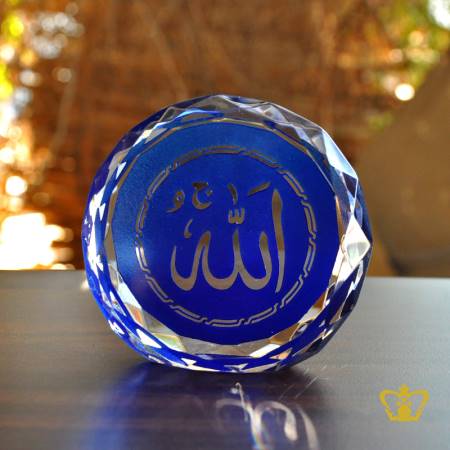 Allah-Engraved-Islamic-Religious-Occasion-Crystal-Blue-Color-Paper-Weight-Engraved-Arabic-Word-Calligraphy-souvenir-Ramadan-Eid-Gift