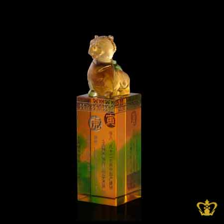 Personalize-Chinese-zodiac-sign-tiger-crystal-replica