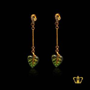 Leaf-earring-embellished-with-crystal-diamond