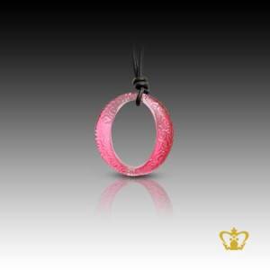Red-color-full-moon-pendent-exquisite-jewelry-gift-for-her