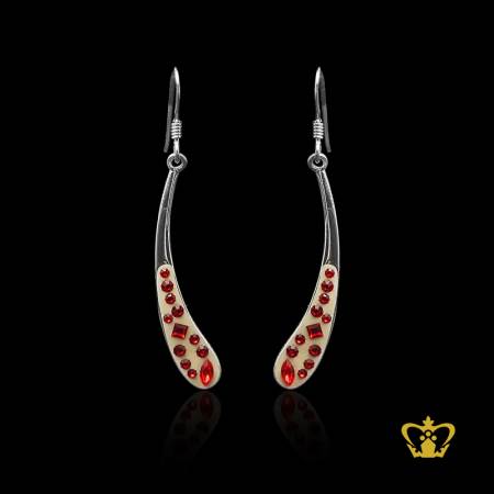 Classy-dangling-red-crystal-earring-trendy-gift-for-her