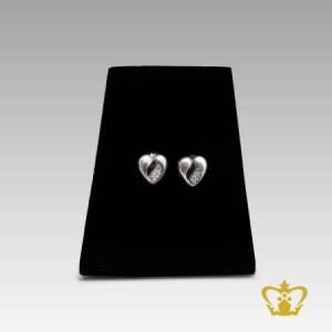 Heart-shape-ear-top-embellished-with-sparkling-crystal-diamond-gorgeous-gift-for-her
