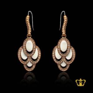 Metal-drops-earring-golden-embellished-with-sparkling-crystal-diamond