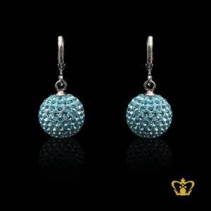 Classy-blue-dangling-round-crystal-earring-elegant-gift-for-her