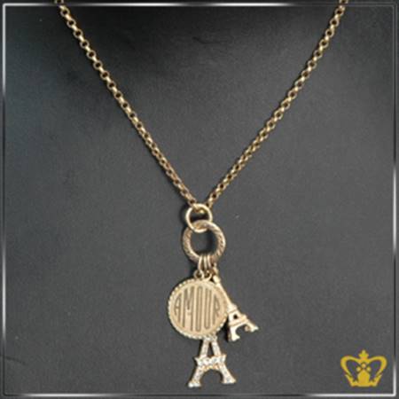 Lovely-golden-Eiffel-tower-pendant-with-chain-elegant-valentines-day-gift-for-her