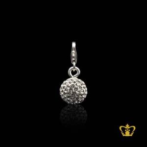 Shiny-round-ball-crystal-diamond-charm-for-bracelet-perfect-gift-for-her