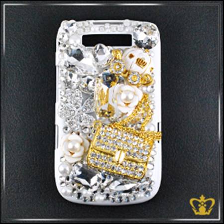Blackberry-mobile-cover-case-embellished-with-crystal-diamond