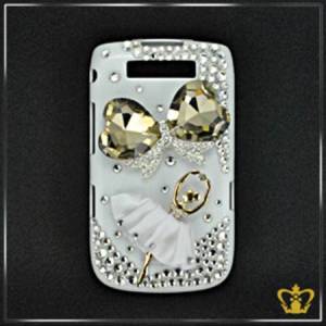 Blackberry-mobile-cover-case-embellished-with-crystal-diamond-and-ballet-girl