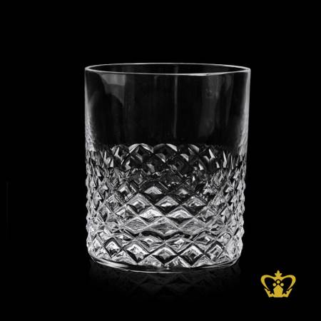 Classic-design-sparkling-wedge-and-diamond-cuts-rising-from-bottom-around-crystal-whiskey-tumbler