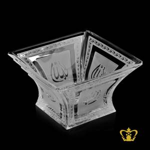 Islamic-square-crystal-bowl-handcrafted-design-pattern-with-Arabic-word-calligraphy-engraved-Allah-Islamic-occasions-gift-Eid-Ramadan