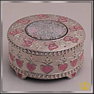 Pearl-and-crystal-stone-embellished-round-jewelry-box-with-heart-design