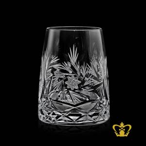Exclusive-whiskey-glass-designed-to-bring-out-the-best-aroma-temperature-finished-with-unique-crystal-cuts-around-body-and-bottom-10-oz