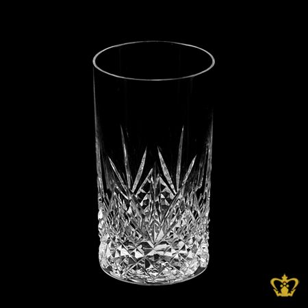 Juice-Crystal-glass-with-hand-crafted-bold-elegant-diamond-and-leaf-cut-pattern-8-oz