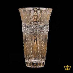 Decorative-Crystal-Vase-with-Golden-Arabic-Word-Calligraphy-Allah-The-Holy-Kaaba-Engraved-Islamic-Souvenir-Ramadan-Religious-Present-Eid-Gift