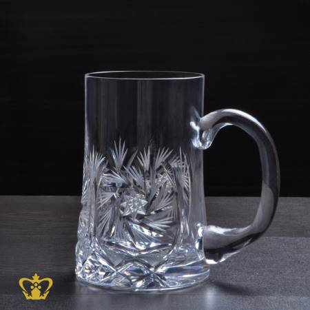 Personalized-Crystal-Beer-Mug-custom-engraved-with-handcrafted-cutting-patterns-18-oz
