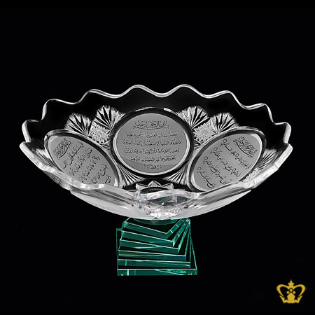 Islamic-decorative-crystal-bowl-Sura-Al-Fatiha-Surah-An-Nas-ramadan-eid-souvenir-gift