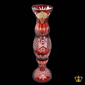 3-Tier-Crystal-Vase-Ruby-Red-Deep-Leaf-Diamond-Star-Cuts-Handcrafted-Arabic-Golden-Word-Calligraphy-Allah-Engraved-Decorative-Islamic-Religious-Ramadan-Eid-Gifts