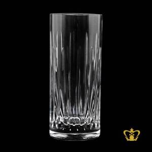 Classic-design-straight-line-hand-carved-modish-crystal-highball-glass