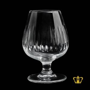 Brandy-snifter-balloon-crystal-glass-classic-design-straight-line-hand-carved