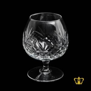 Elegant-Diamond-cut-handcrafted-Luxury-snifter-cognac-balloon-Brandy-a-short-stemmed-crystal-glass-with-narrow-top-serve-brandy-and-whisky-11-oz