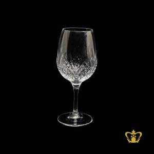 Perfectly-shaped-crystal-wine-glass-crafted-with-diamond-leaf-cuts-for-elegant-stylish-look-13-oz