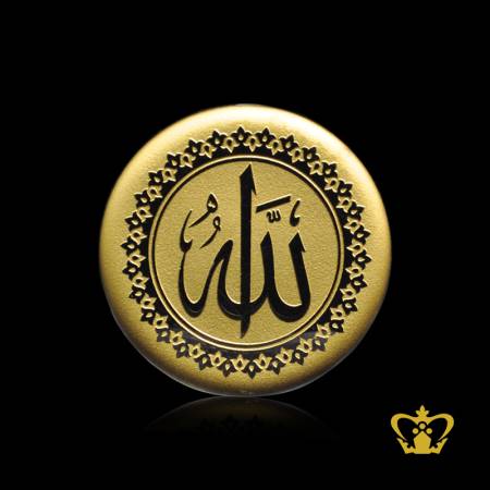 Crystal-Golden-Paper-Weight-Engraved-Arabic-Word-Calligraphy-Allah-Islamic-Religious-Occasion-souvenir-Ramadan-Eid-Gift