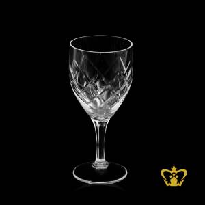 Crystal-wine-glass-with-handcrafted-cuts