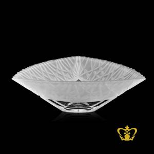 Splendid-Triangle-Shape-Crystal-Bowl-Adorned-With-Gorgeous-Elegant-Handcrafted-Intense-Cuts