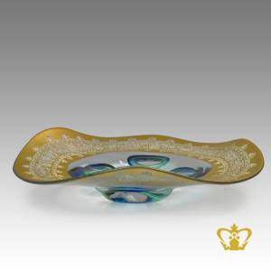Crystal-Islamic-bowl-golden-Arabic-word-calligraphy-engraved-Ayat-Al-Kursi-decorative-gifts-Islamic-religious-Eid-Ramadan-souvenir