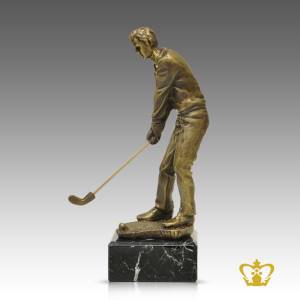 ANG-GOLFER-REPLICA-BROWN-10IN-W-M-BASE