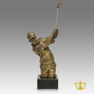 ANG-GOLFER-REPLICA-BROWN-13IN-W-M-BASE