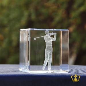 Golfer-Silhouette-3d-laser-engraved-souvenir-golf-champion-player-gift-Customized-Personalized-Logo-Text-
