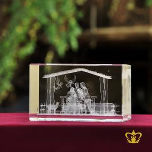 3D-Small-Angels-guarding-sleeping-baby-Jesus-Laser-engraved-crystal-cube-baptism-Easter-Christian-occasions-Christmas-gifts