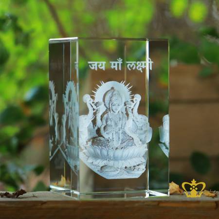 Goddess-Laxmi-3D-Laser-engraved-crystal-cube-spiritual-Hindu-god-Holy-Gift-Indian-Festival-Diwali-celebration-souvenir
