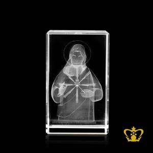 Virgin-Mary-3d-laser-engraved-crystal-cube-Baptism-Easter-Christian-Occasions-Christmas-gifts-