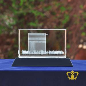 Religious-Islamic-occasions-gift-holy-Kaaba-3D-laser-engraved-in-crystal-cube-with-black-base-customized-Ramadan-Eid-souvenir-