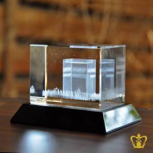 Religious-Islamic-Occasions-Gift-Holy-Kaaba-3D-Laser-Engraved-in-Crystal-Cube-with-Black-Base-Customized-Ramadan-Eid-Souvenir-