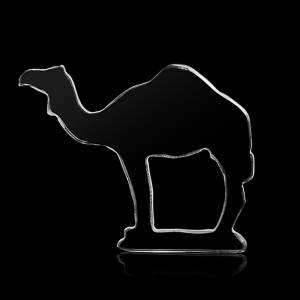 Customized-Crystal-Camel-Cutout-Plaque-Memento-Logo-Engrave