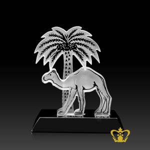 Crystal-cutout-with-camel-and-palm-tree-a-UAE-traditional-souvenir-gift