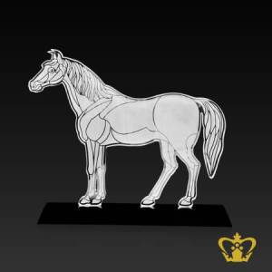 Personalized-Crystal-Horse-Cutout-Trophy-With-Black-Base-Customized-Logo-Text