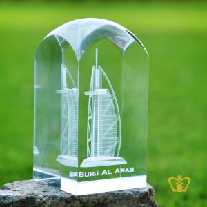 Burj-Al-Arab-3D-Laser-Top-Round-crystal-engraved-Cube-Customized-gift-for-tourist-50X50X100-MM