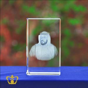 Sheikh-Khalifa-bin-Zayed-bin-Sultan-Al-Nahyan-3D-photo-laser-engraved-in-crystal-cube-souvenir-gift-