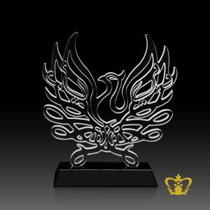 Masterpiece-Artistic-Crystal-Peafowl-with-Intricate-Detailing-stands-on-Black-Crystal-Base