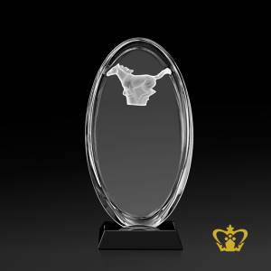 Personalized-Crystal-Oval-Horse-Trophy-With-Black-Base-Customized-Logo-Text