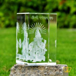 Ganesha-Lord-Hindu-God-Gift-Religious-3D-Laser-Engraved-Om-Ganeshay-Namah-Cystal-Cube-60X60x100-MM-