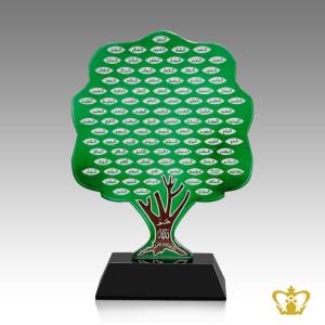 Green-Tree-crystal-Plaque-Asma-al-husna-arabic-word-calligraphy-engraved-with-black-base-Islamic-souvenir-religious-occasions-ramadan-eid-gifts-