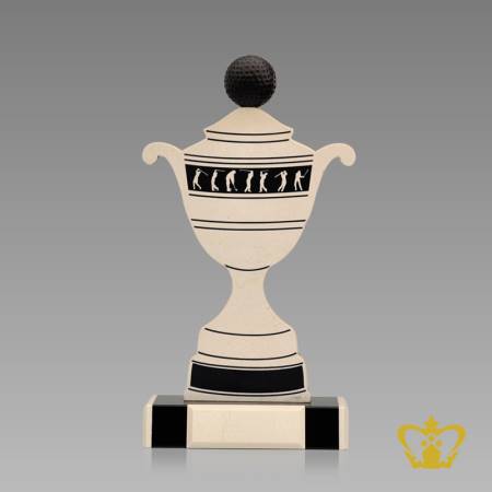 Personalized-Marble-Cutout-Of-Golf-Cup-Trophy-Stands-On-Marble-Base-Customize-Text-Engraving-Logo
