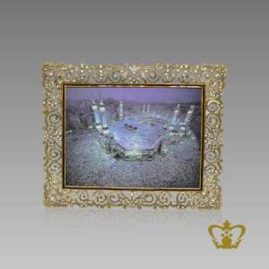 Islamic-sophisticated-gift-crystal-photo-frame-with-Holy-Kaaba-Ramadan-Eid-special-occasions-souvenir-gift
