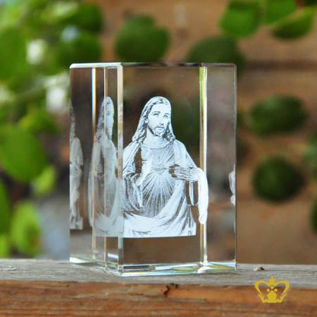 Jesus-Christ-3d-laser-engraved-crystal-cube-Baptism-Easter-Christian-Occasions-Christmas-gifts-Christian-occasions